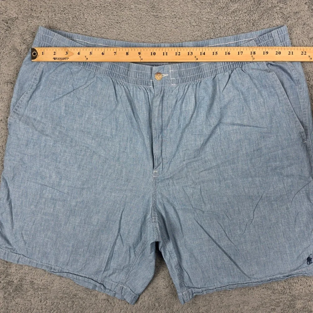 Polo Ralph Lauren Shorts Mens 2XB Blue Chambray Classic Fit 9